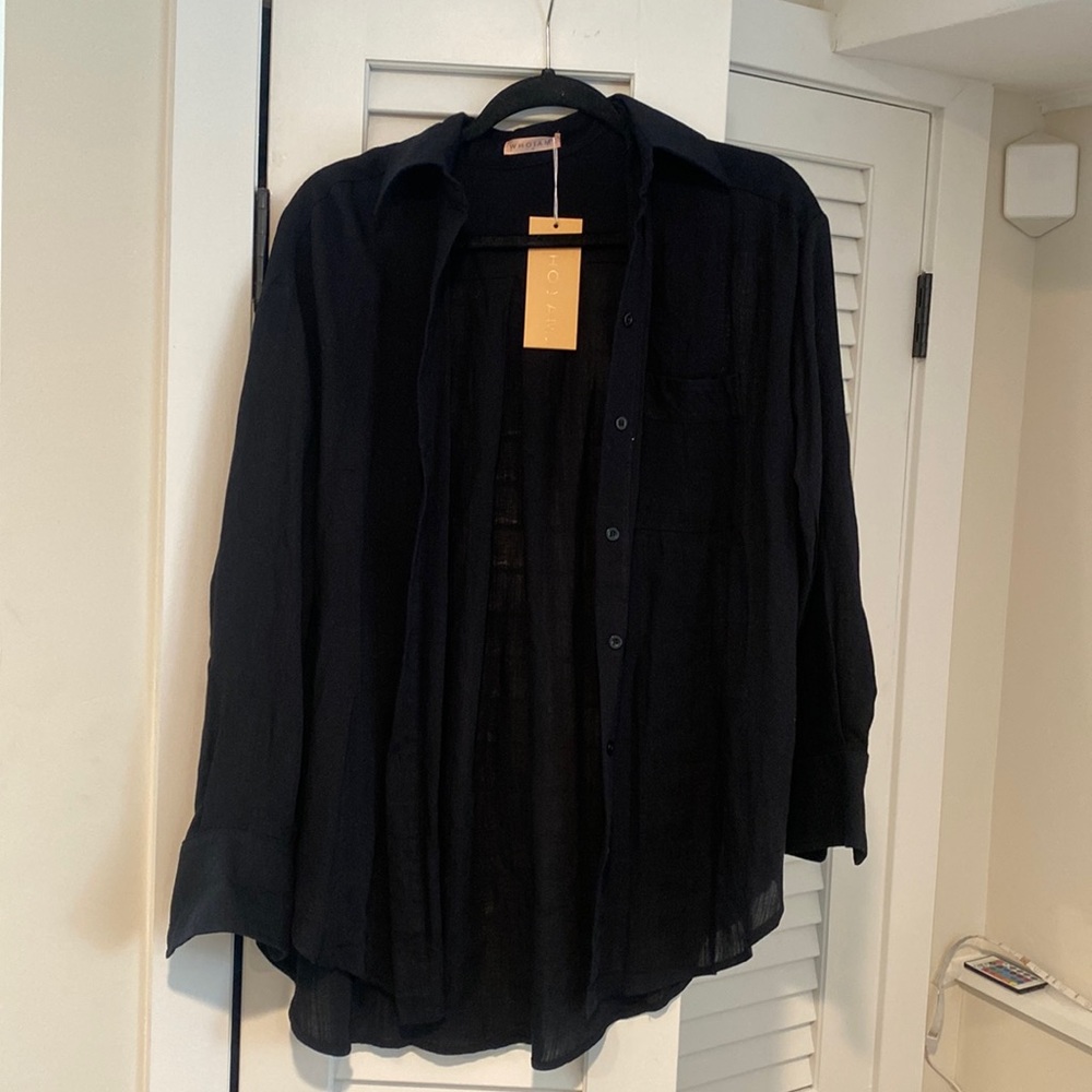 Black Button Down